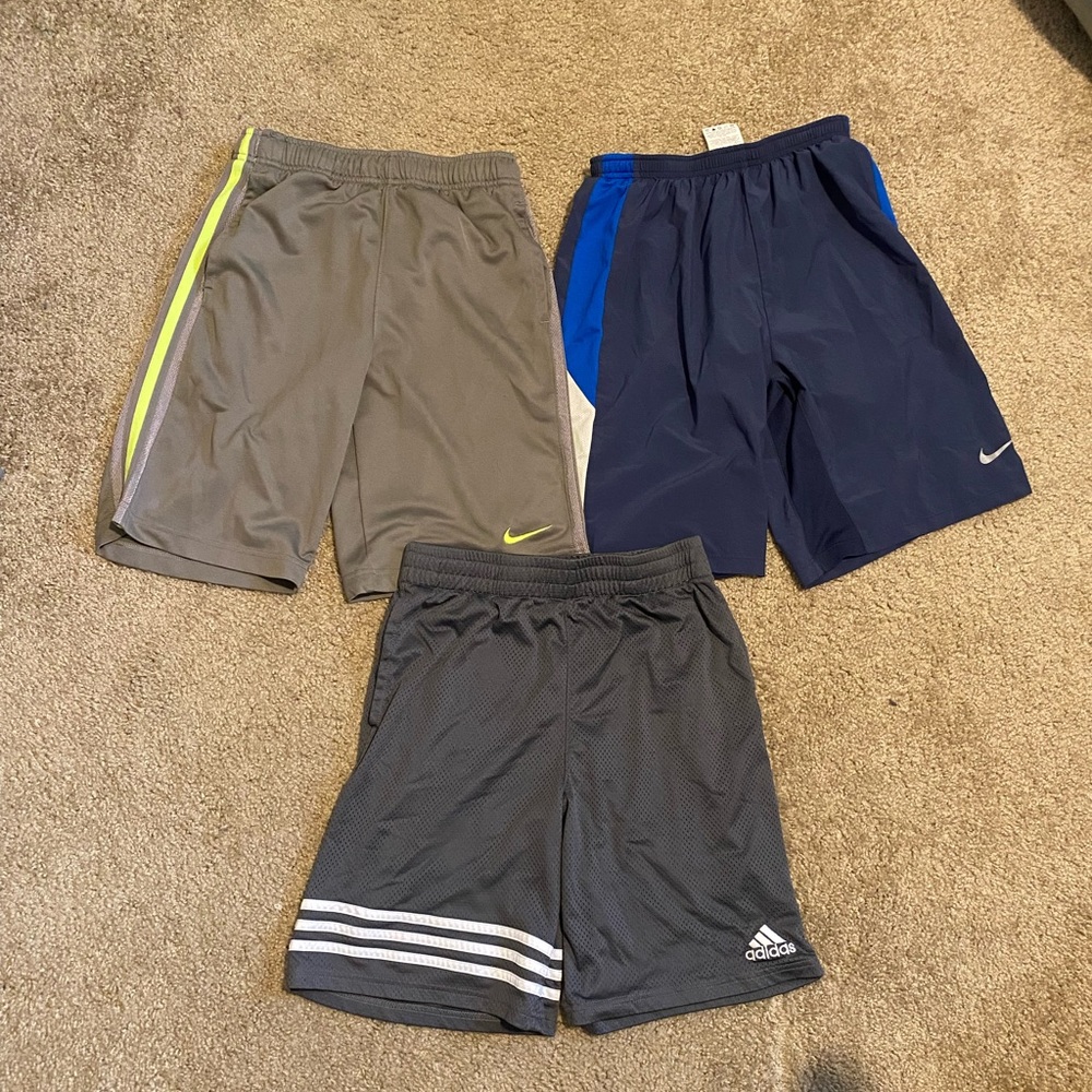 Nike + Adidas athletic short bundle